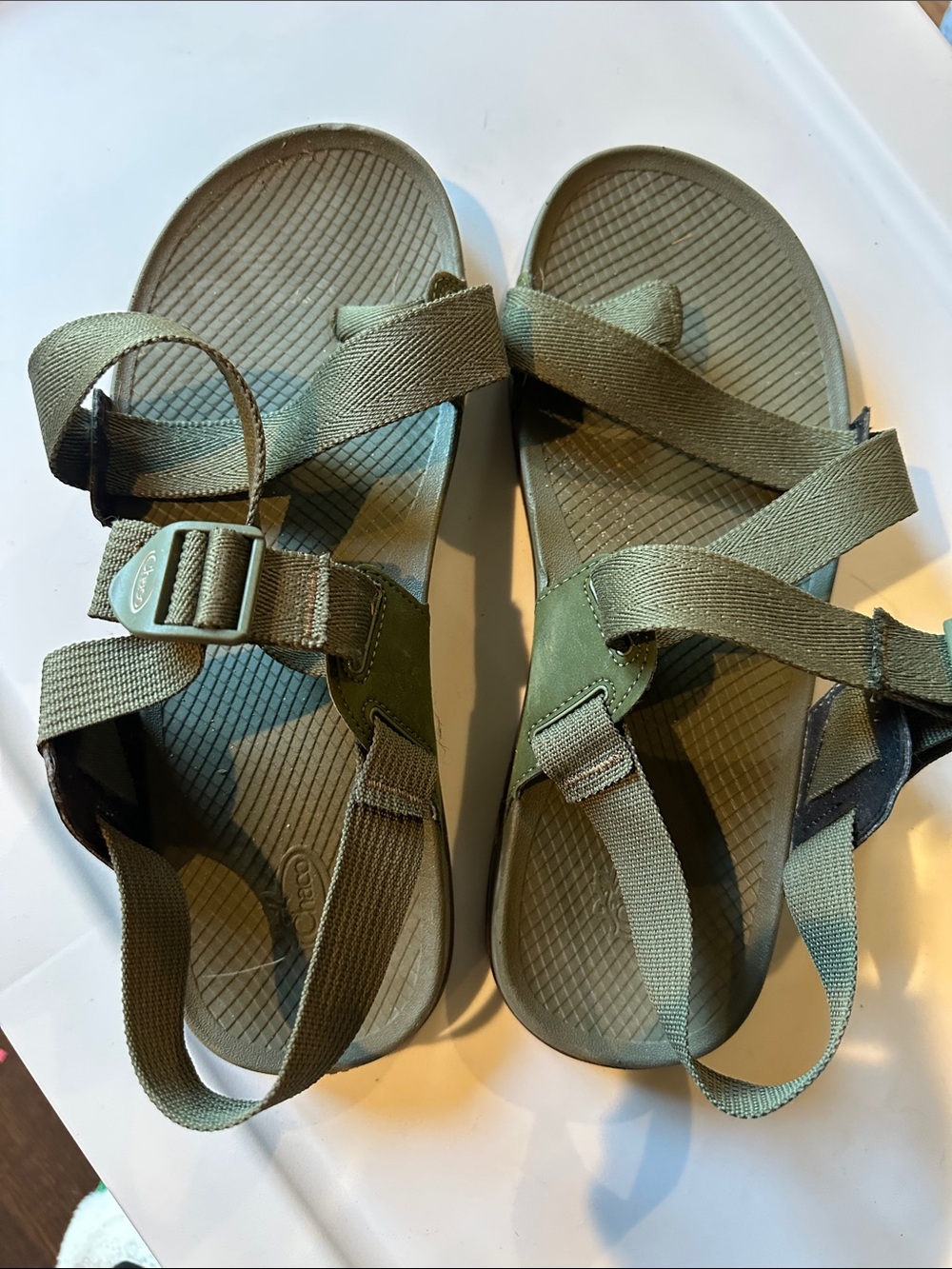 Chaco Olive Green Men’s Adjustable Sport Sandals